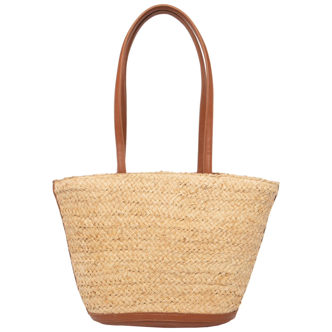 Maya - Raffia Structured Tote