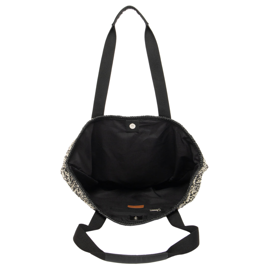 Anita - Crochet Tote with Hat Holder