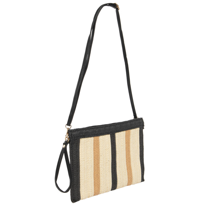 Tierra - Zip Top Clutch with Crossbody Strap