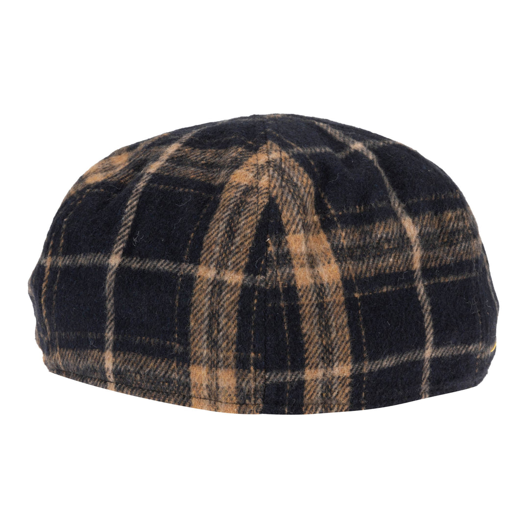 Faux Wool Plaid Driver Cap - CTH9047