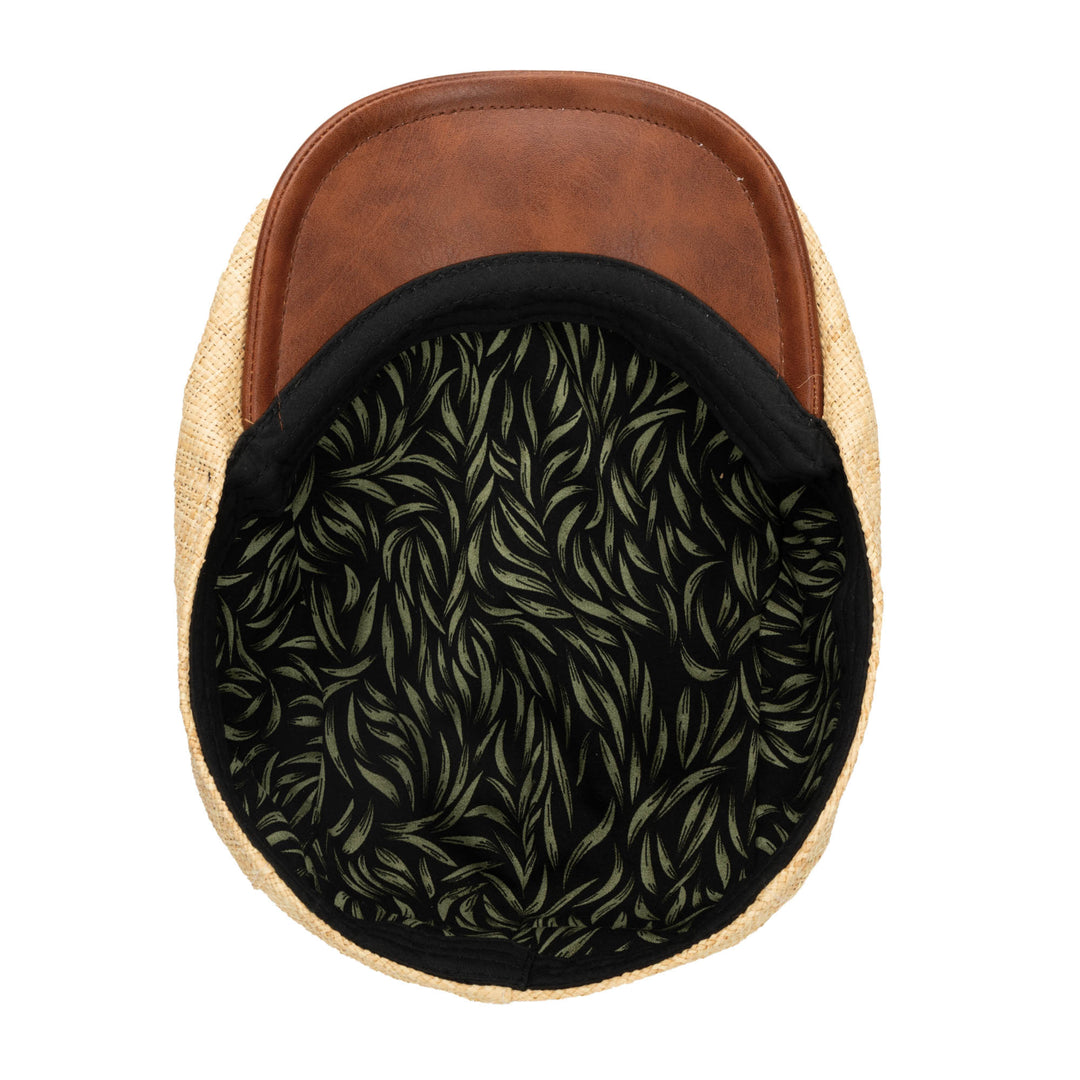 Mens Raffia Driver Hat (CTH9061)