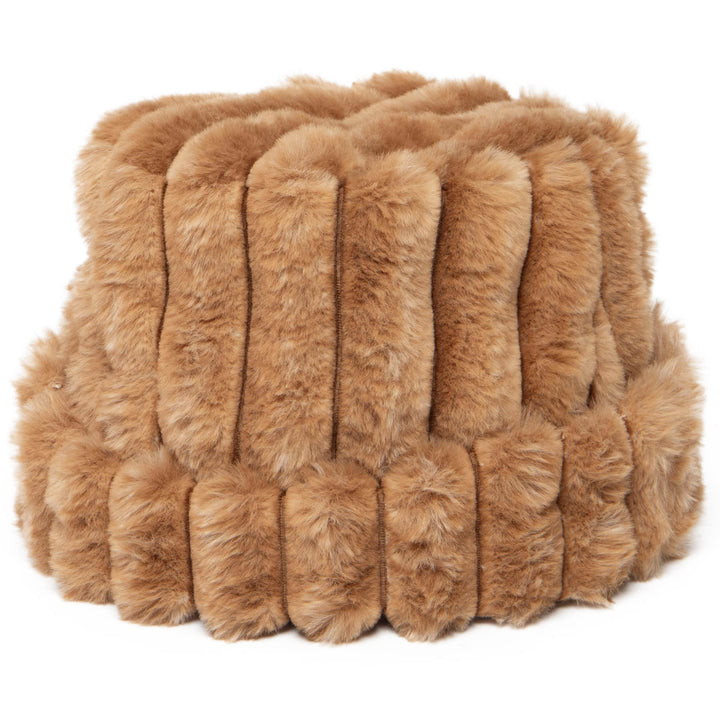 Roxanne - Plush Vertical Paneled Bucket Hat (CTH9065)