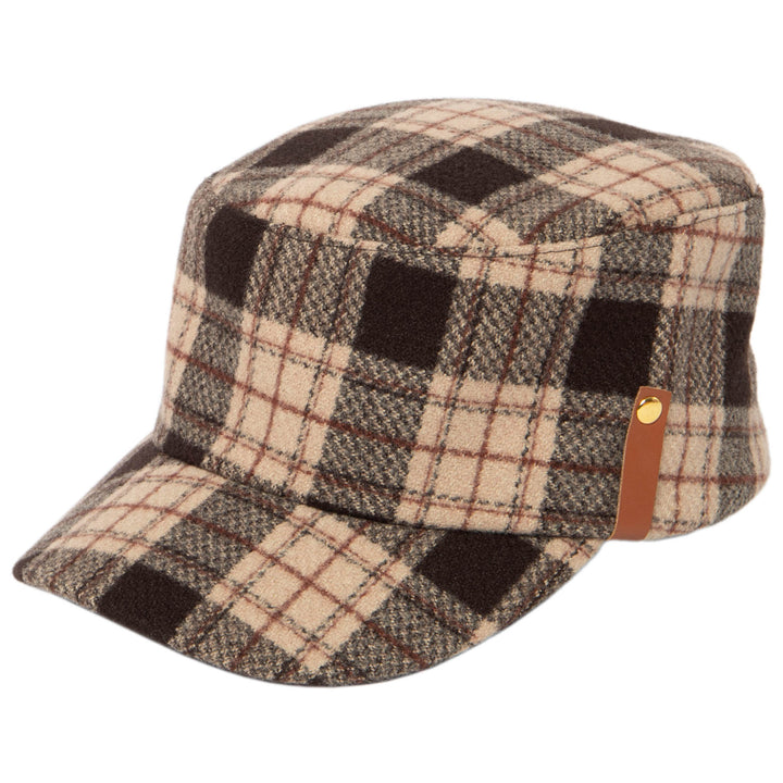 Cash - Cut &amp; Sew Plaid Fishermans Cap (CTH9067)