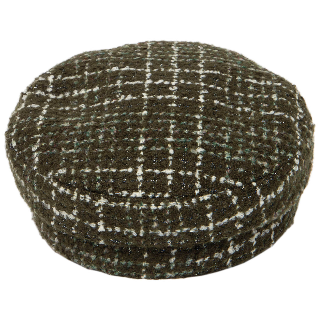 Emmy Lou - Cut &amp; Sew Tweed Cabbie Hat (CTH9071)