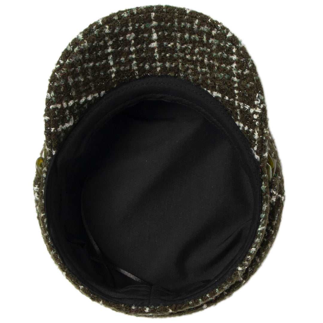 Emmy Lou - Cut &amp; Sew Tweed Cabbie Hat (CTH9071)