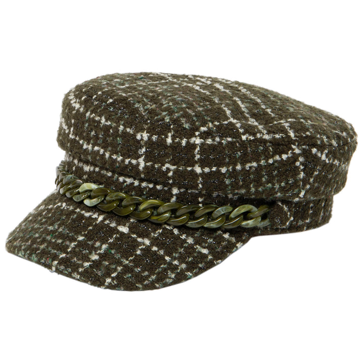Emmy Lou - Cut &amp; Sew Tweed Cabbie Hat (CTH9071)