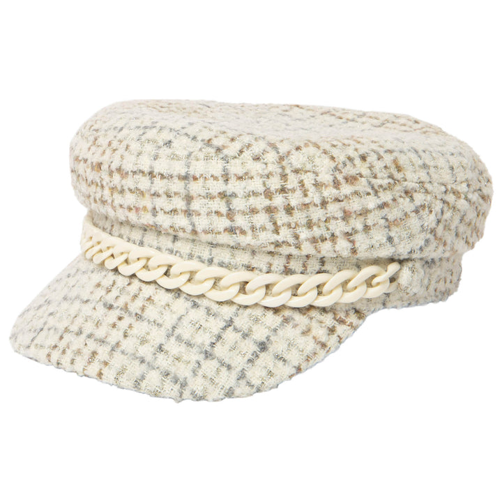 Emmy Lou - Cut &amp; Sew Tweed Cabbie Hat (CTH9071)