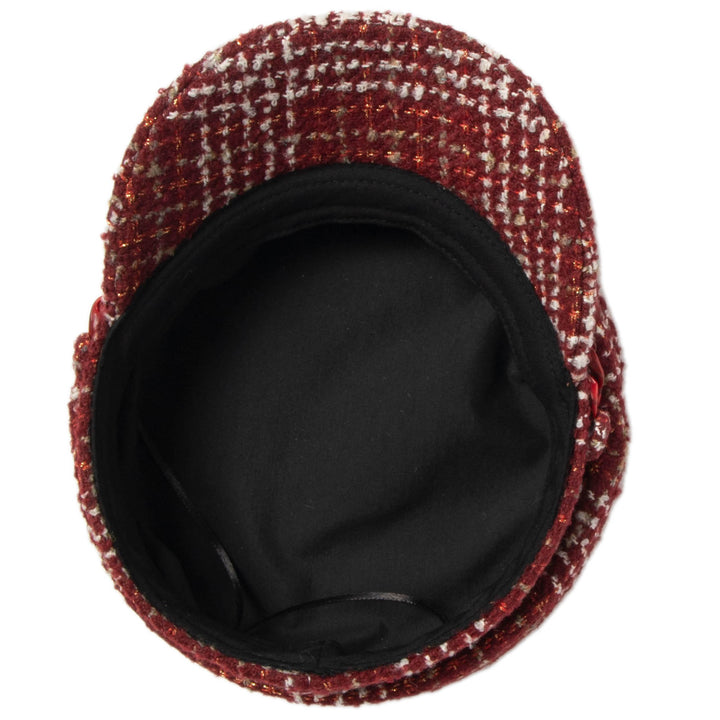 Emmy Lou - Cut &amp; Sew Tweed Cabbie Hat (CTH9071)