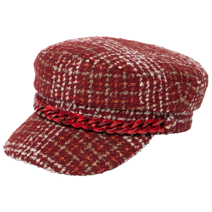Emmy Lou - Cut &amp; Sew Tweed Cabbie Hat (CTH9071)