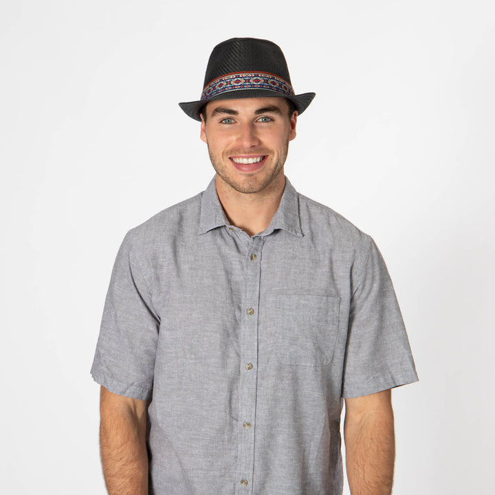 Mens Cut and Sew Paper Stingy Brim Fedora