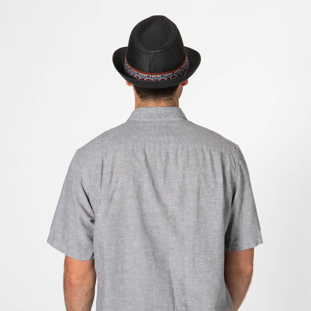 Mens Cut and Sew Paper Stingy Brim Fedora