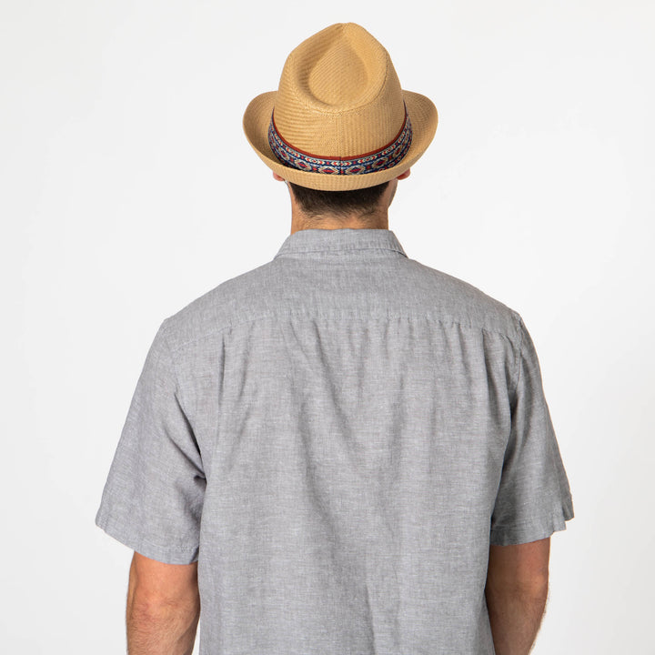 Mens Cut and Sew Paper Stingy Brim Fedora