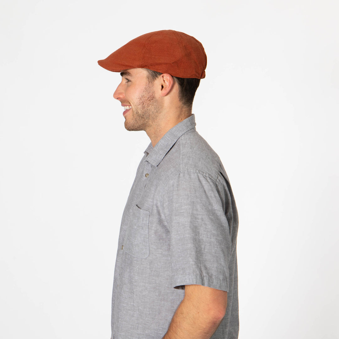 Mens Washed Cotton Twill Driver Cap