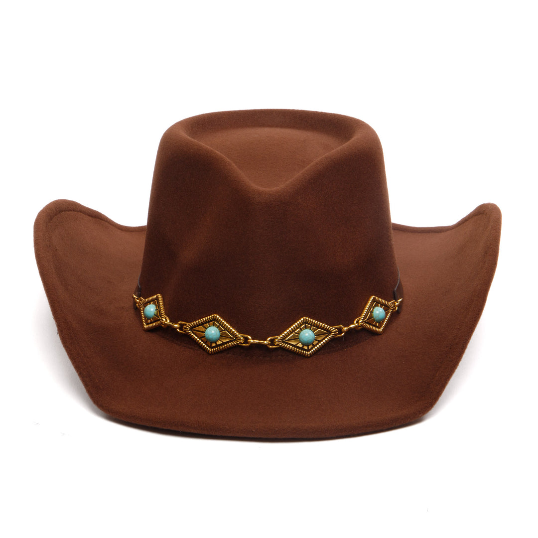Pinch Crown Cowboy with Concho Band - CTH9099
