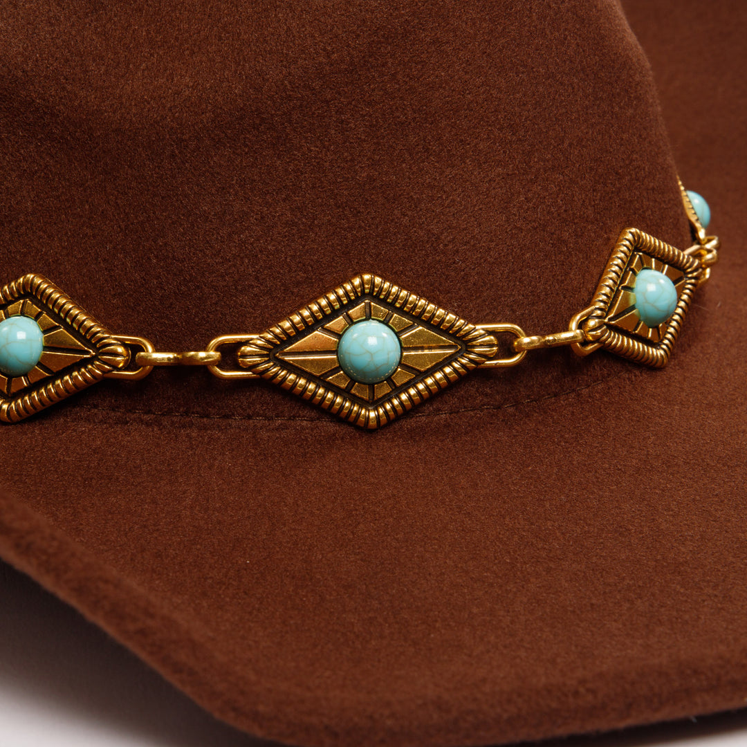 Pinch Crown Cowboy with Concho Band - CTH9099