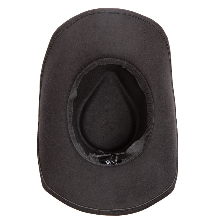 Faux Felt Pinch Crown Cowboy with Faux Leather Metal Concho Band (CH217545FRY)
