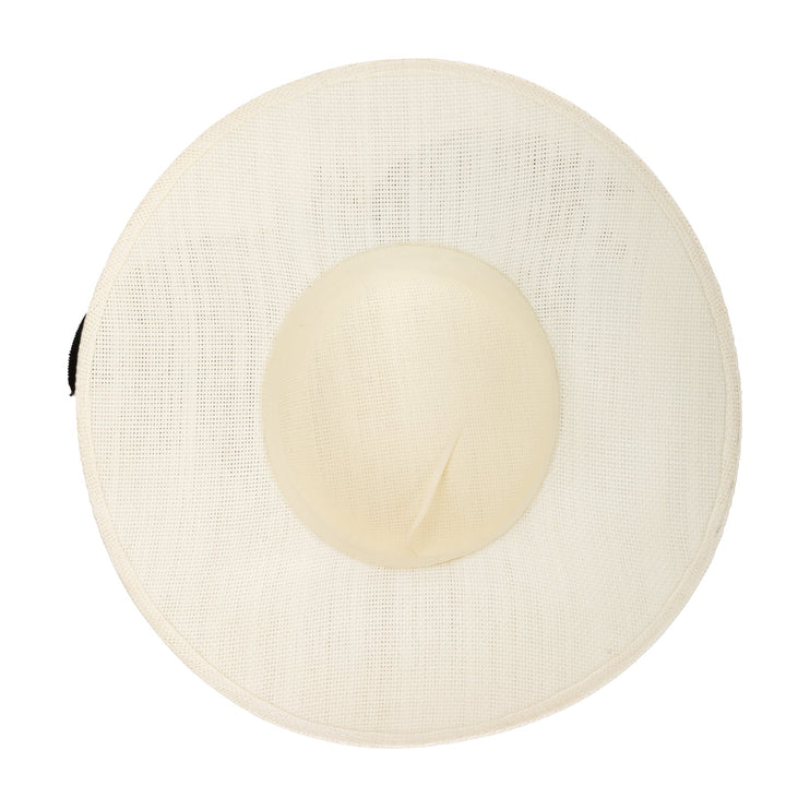 Woven Paper Round Crown With Exaggerated Satin Bow-DRESSY-San Diego Hat Company
