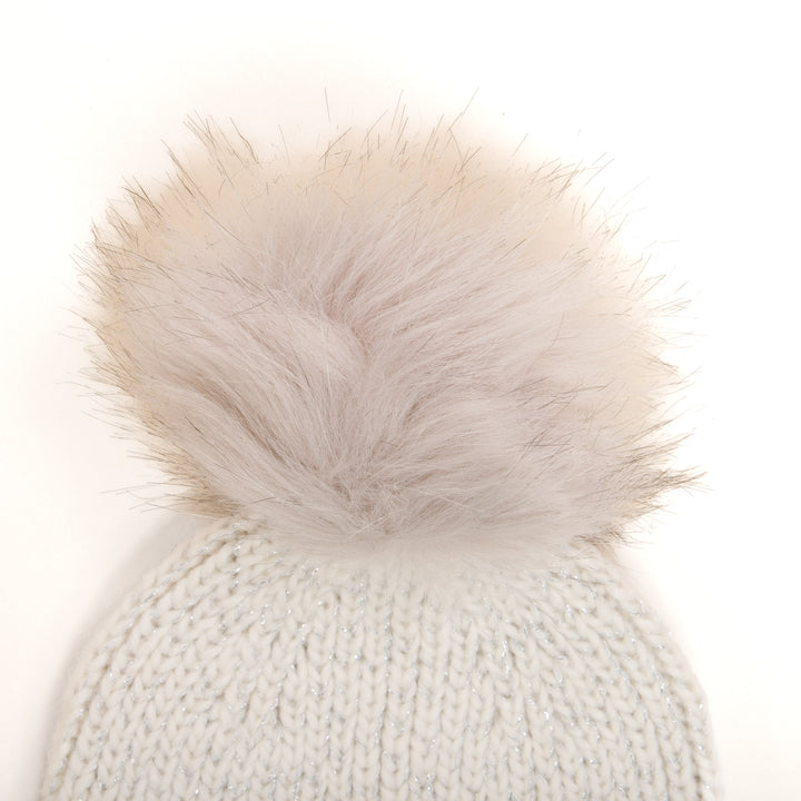 Roca - Ribbed Knit Beanie with Pom - KKC95751SDHA