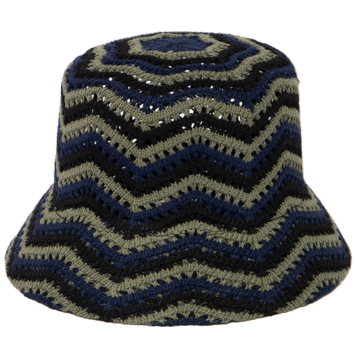 Dolly - Chevron Weave Bucket Hat (KNH8071)