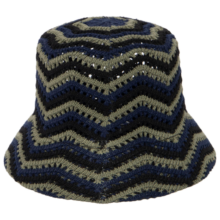 Dolly - Chevron Weave Bucket Hat (KNH8071)