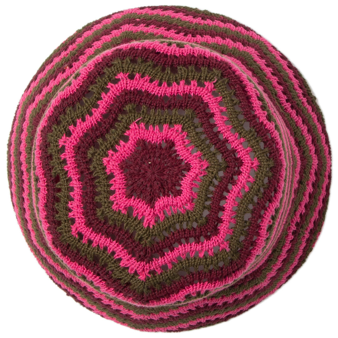 Dolly - Chevron Weave Bucket Hat (KNH8071)