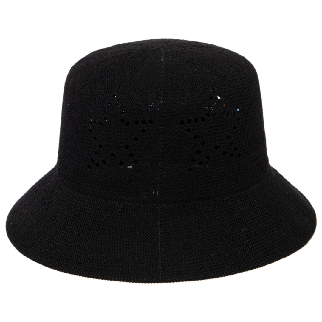 Eliza - Bucket Hat with Star Pointelle Details (KNH8073)