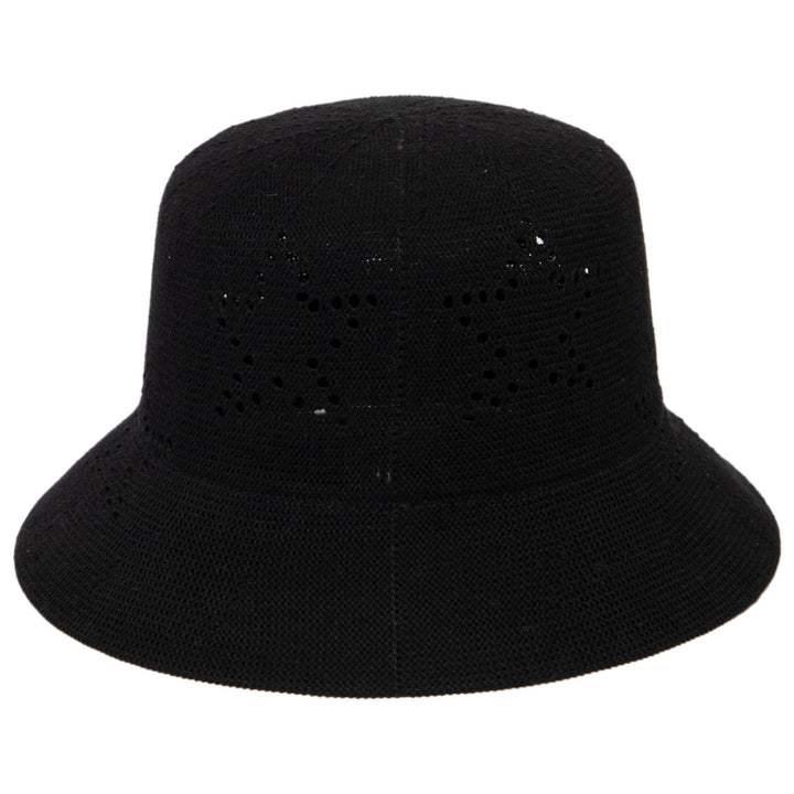 Eliza - Bucket Hat with Star Pointelle Details (KNH8073)