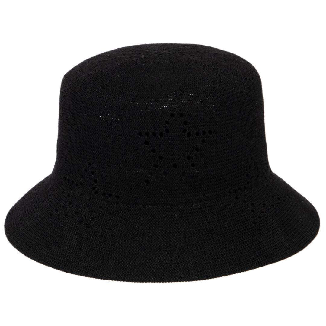 Eliza - Bucket Hat with Star Pointelle Details (KNH8073)