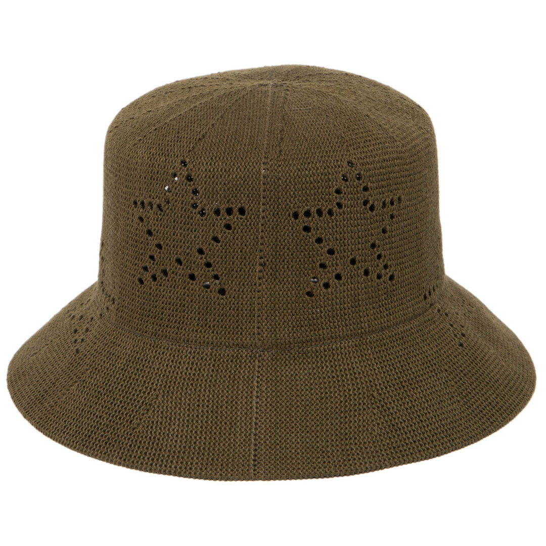 Eliza - Bucket Hat with Star Pointelle Details (KNH8073)