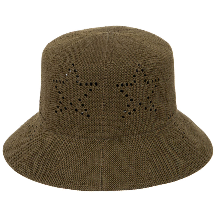 Eliza - Bucket Hat with Star Pointelle Details (KNH8073)