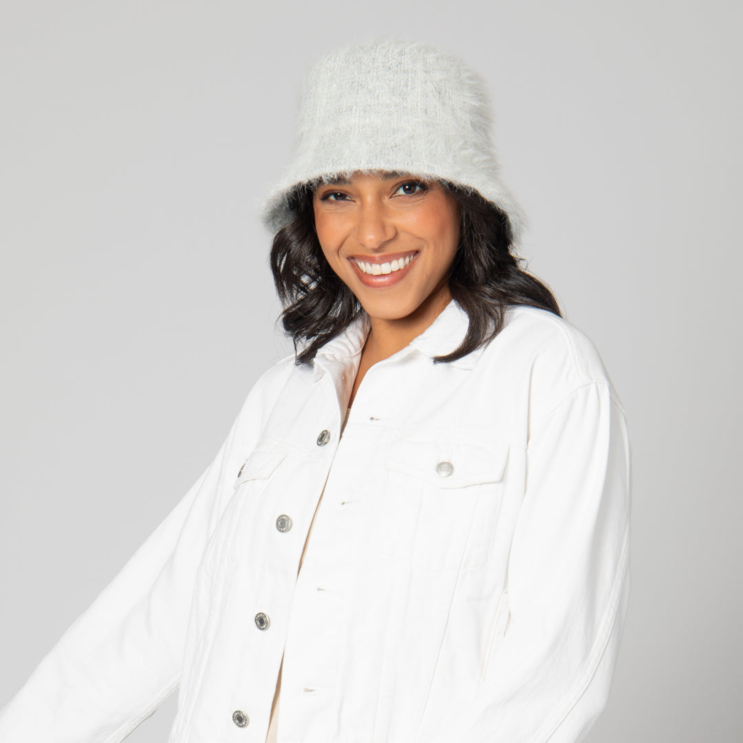 Stevie - Bucket Hat with All Over Tonal Sequins (KNH8074)