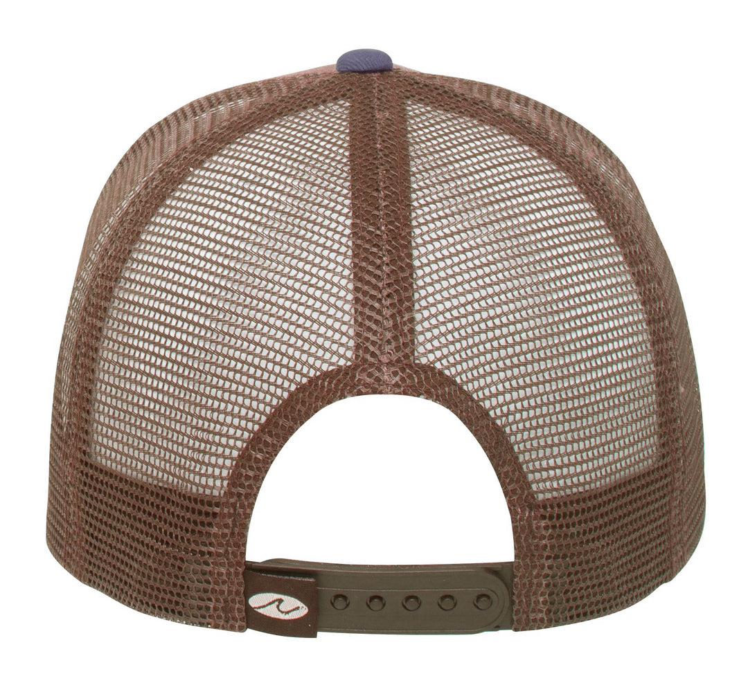 Heritage Line - Mens Trucker Hat with Bear Patch (OCM4837)