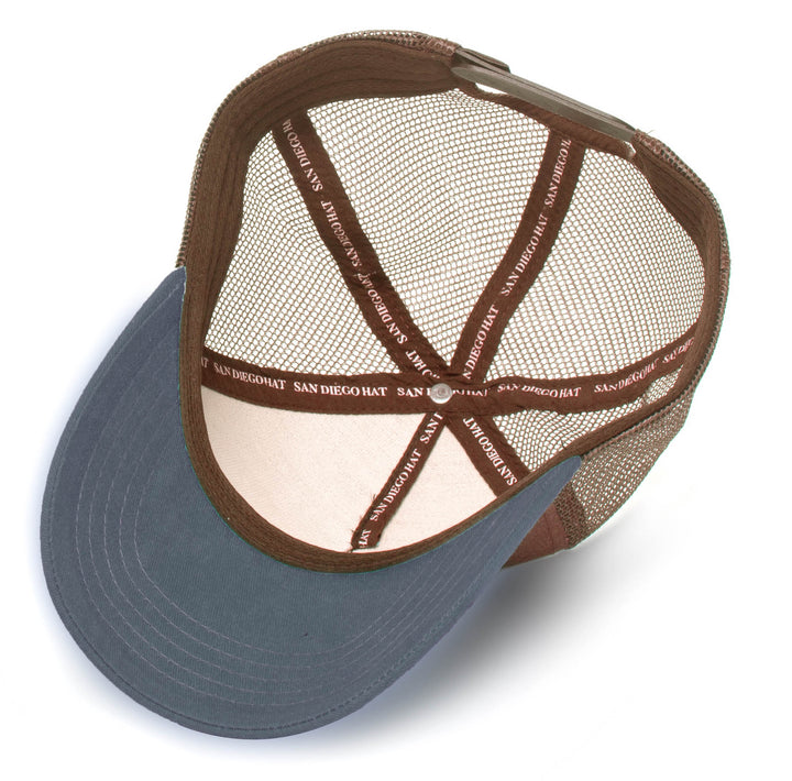 Heritage Line - Mens Trucker Hat with Bear Patch (OCM4837)