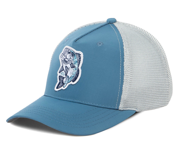 Water Performance - Mens Fish Patch Trucker Hat