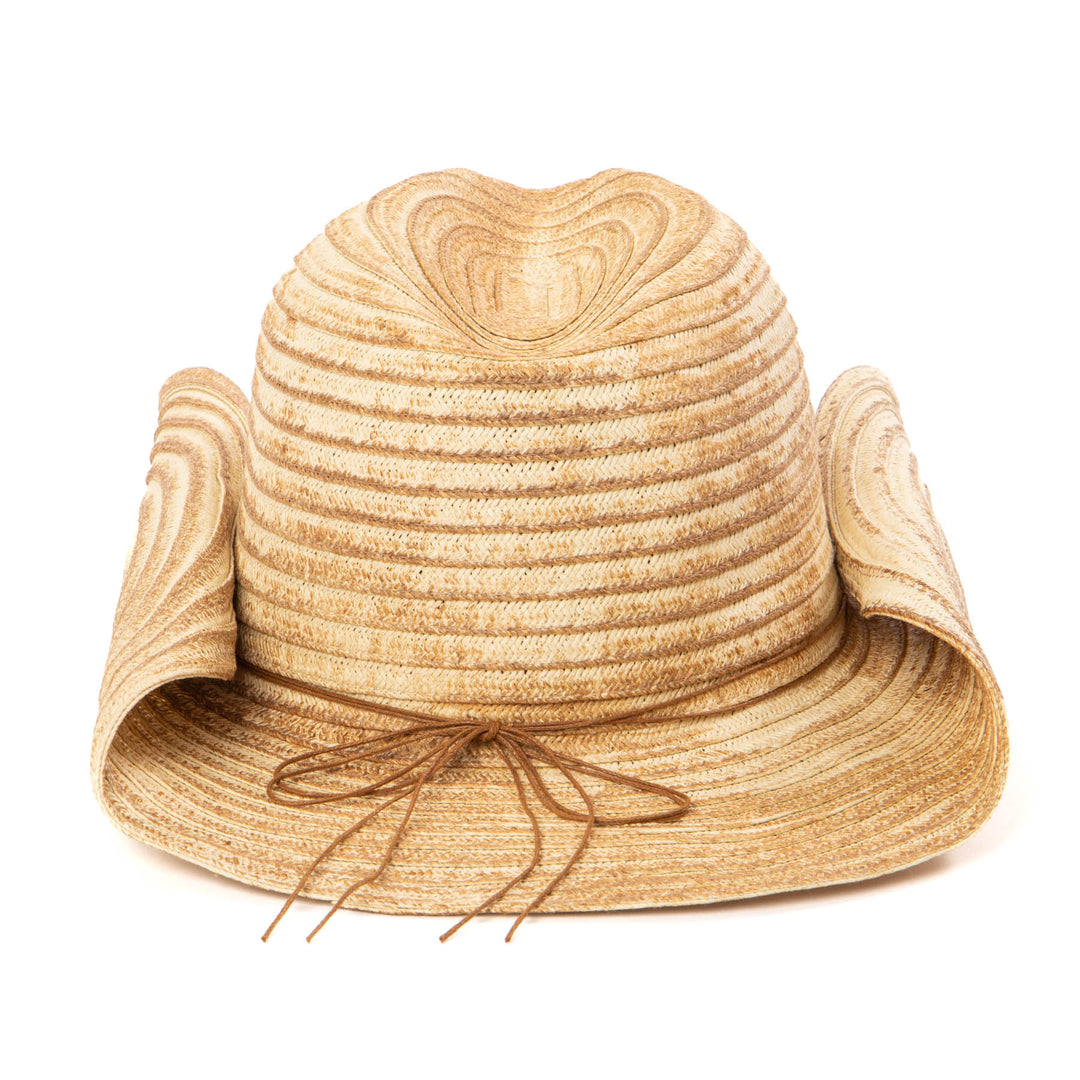 Elena - Cowboy with Rolled Wire Brim Edges