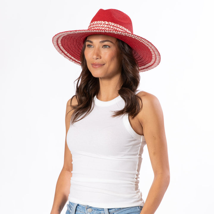 Penny - Paper Braid Fedora-FEDORA-San Diego Hat Company