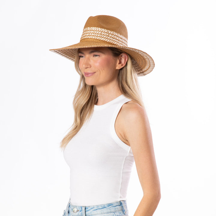 Penny - Paper Braid Fedora-FEDORA-San Diego Hat Company