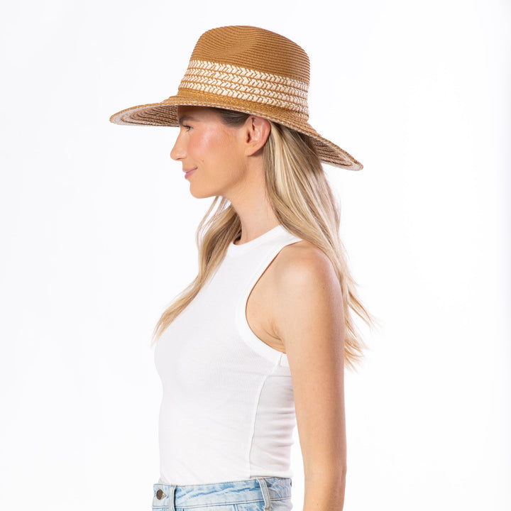 Penny - Paper Braid Fedora-FEDORA-San Diego Hat Company