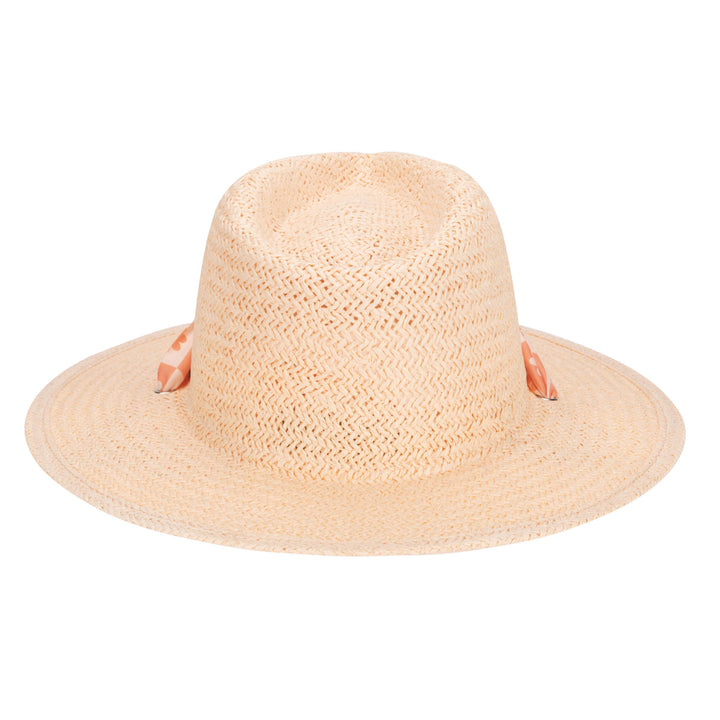 Kids Floral Paperbraid Fedora Hat (PBK6633)