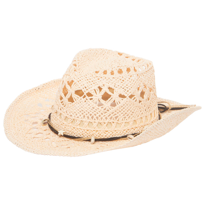 Kids Open Paper Weave Cowboy Hat (PBK6634)