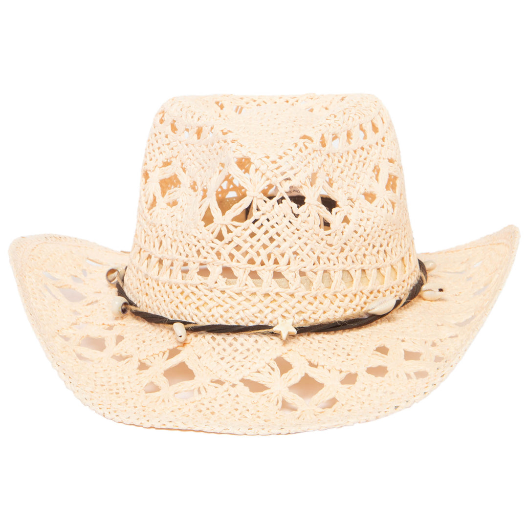 Kids Open Paper Weave Cowboy Hat (PBK6634)
