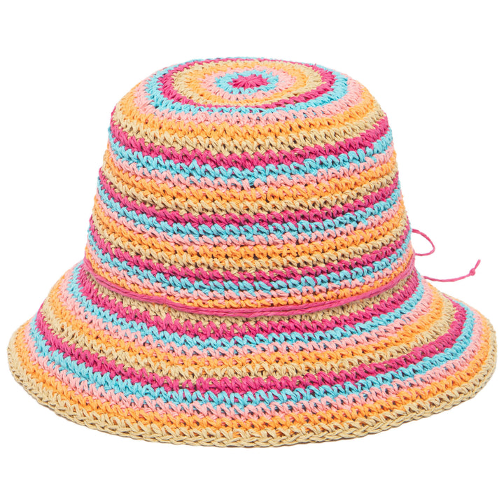 Kids Multi Stiped Bucket Hat