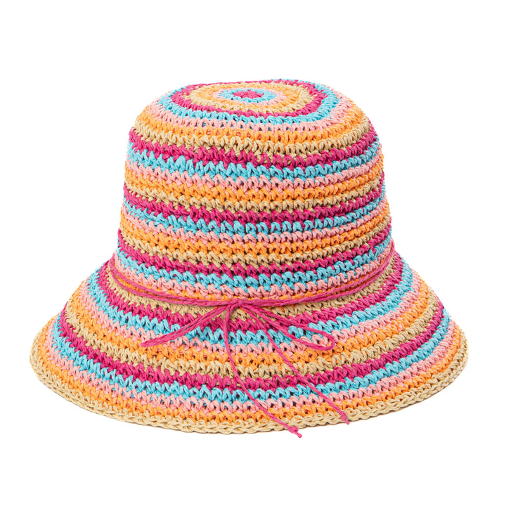 Kids Multi Stiped Bucket Hat