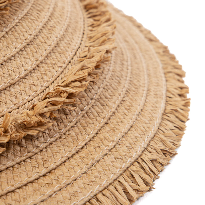 Olas - Fringe Wide Brim Sun Hat