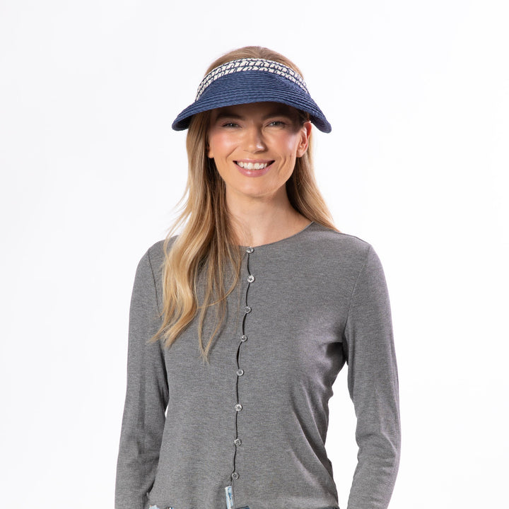 Poppy - Wide Brim Visor-VISOR-San Diego Hat Company
