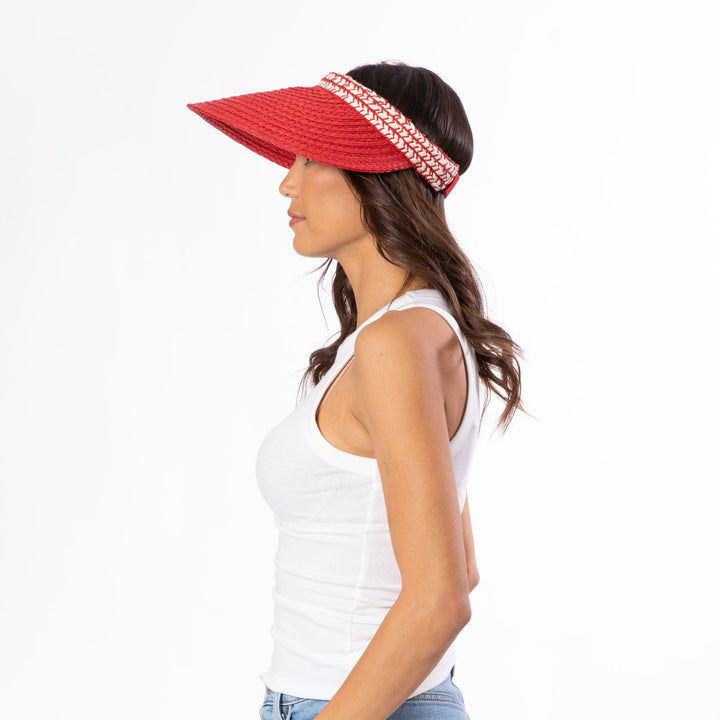 Poppy - Wide Brim Visor-VISOR-San Diego Hat Company