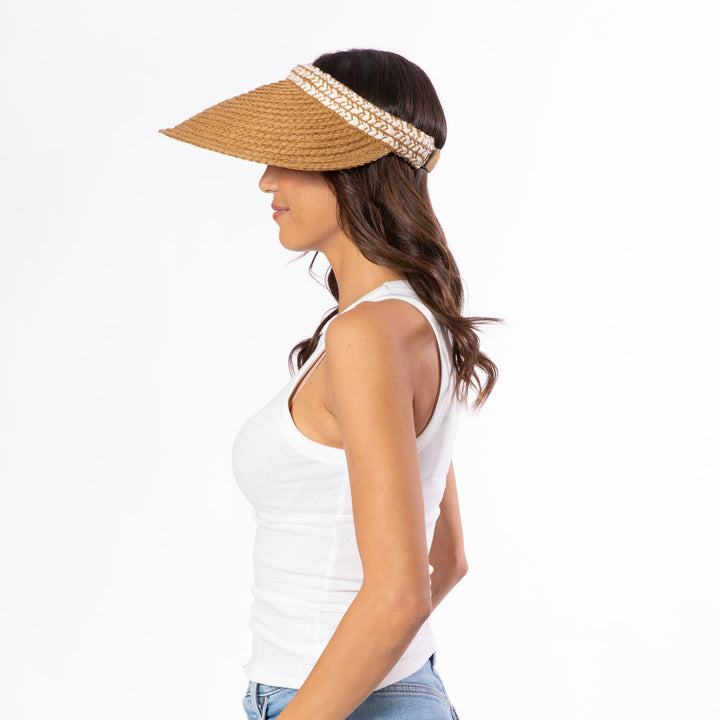 Poppy - Wide Brim Visor-VISOR-San Diego Hat Company
