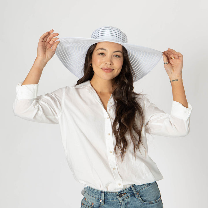 Bella - Wide Brim Floppy Sun Hat