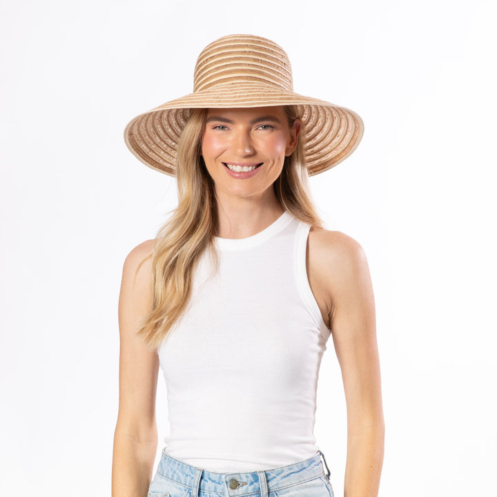 Julie - Ribbon Braid Round Crown-ROUND CROWN-San Diego Hat Company