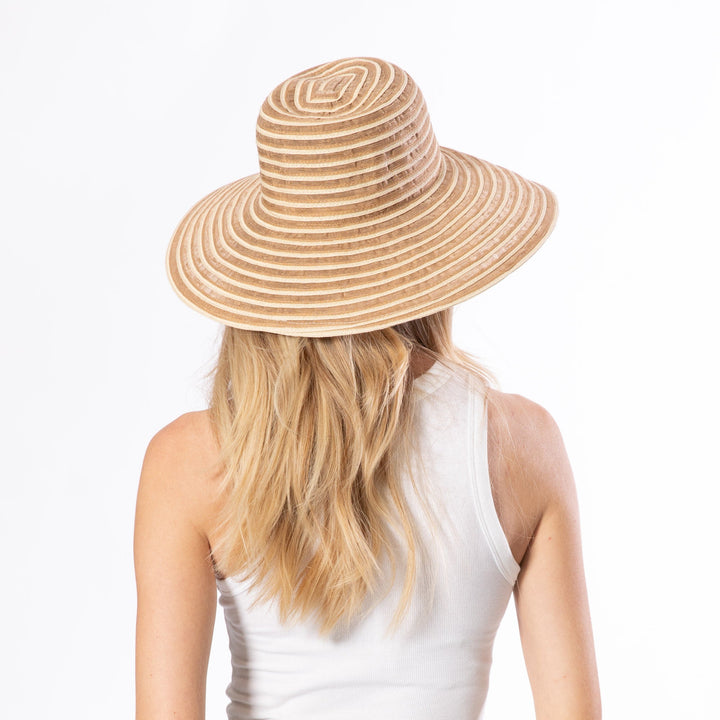 Julie - Ribbon Braid Round Crown-ROUND CROWN-San Diego Hat Company